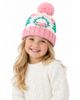Bits & Bows Bits & Bows Holiday Wreath Bobble Hat (baby) - 2