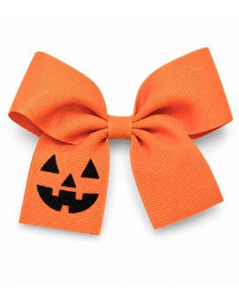 Bits & Bows Bits & Bows Jack-O-Lantern Halloween Hair Bow