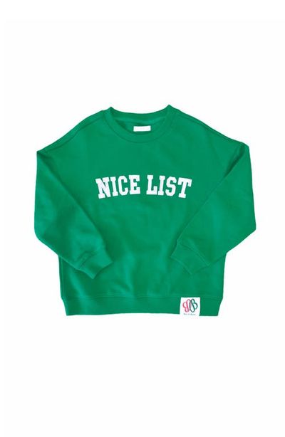 Bits & Bows Bits & Bows Nice List Sweatshirt