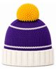 Bits & Bows Bits & Bows Officially Licensed Louisiana Tigers Bobble Hat (baby) - 5
