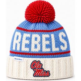 Bits & Bows Bits & Bows Officially Licensed Ole Miss Rebels Bobble Hat (baby)