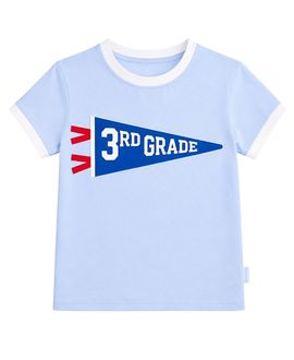Bits & Bows Bits & Bows Unisex 3rd Grade Crewneck Tee