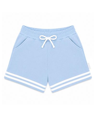 Bits & Bows Bits & Bows Unisex Striped Varsity Shorts