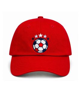 Bits & Bows Bits & Bows Unisex Usa Soccer Baseball Hat