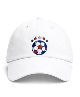 Bits & Bows Bits & Bows USA Soccer Baseball Hat