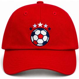 Bits & Bows Bits & Bows USA Soccer Bow Baseball Hat