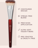 BK Beauty BK Beauty 109 Mini Contoured Foundation Brush - 2
