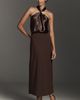 Bl-nk Franzia Halter Twofer Maxi Dress - 1