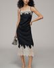 Bl-nk Lace-Trim Midi Slip Dress - 2