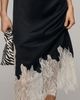 Bl-nk Lace-Trim Midi Slip Dress - 4