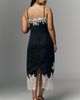 Bl-nk Lace-Trim Midi Slip Dress - 7