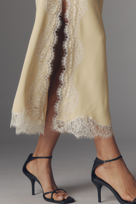 bl nk one shoulder slip dress Bl-nk One-Shoulder Midi Dress