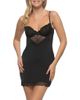 Black Bow Black Bow Henny Lace Trim Open Back Chemise  - 1