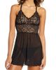 Black Bow Black Bow Renee Racerback Chemise and G-String Panties  - 1