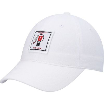 Black Clover Black Clover Men's White Utah Utes Dream Adjustable Hat 