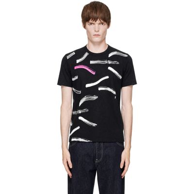 Black Comme des Garçons Black Comme des Garçons Black Filip Pagowski Print T-shirt