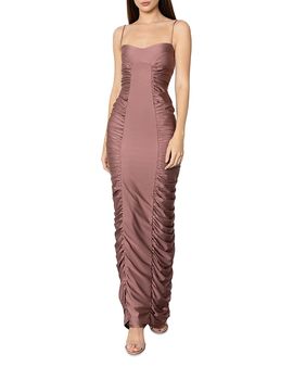 Black Halo Black Halo Amoria Ruched Maxi Dress