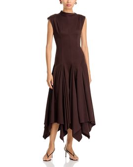 Black Halo Black Halo Eloidie Handkerchief Hem Sleeveless Dress