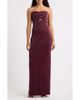 Black Halo Black Halo Jada Strapless Shimmer Knit Gown - 1