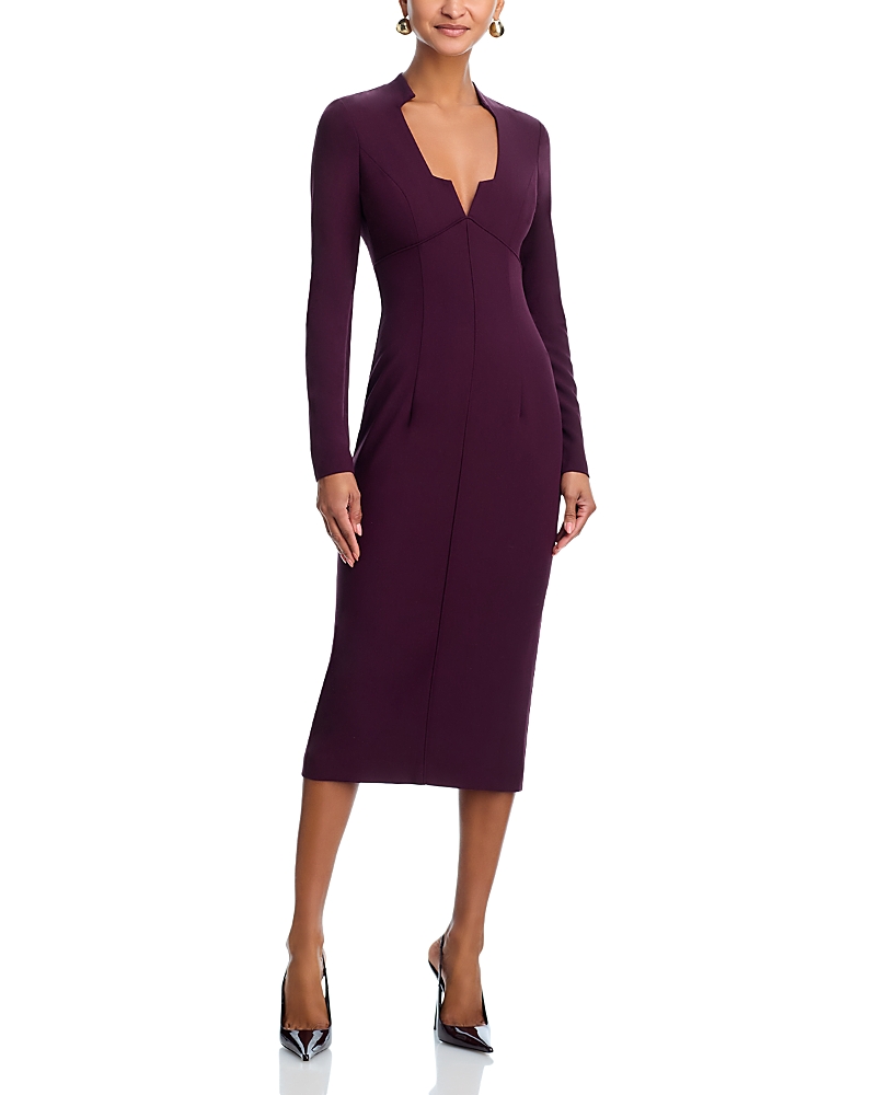 black halo purple dress l black halo purple orchid karlowe gown asymettrical high low satin  spaghetti strap dress wedding guest fall mountain wedding - MEMORANDUM
