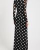 Black Halo Black Halo Lazul Ruched Long Sleeve Gown - 2