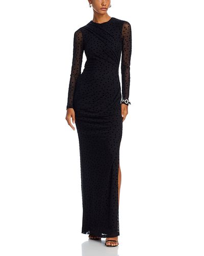 Black Halo Black Halo Makira Clip Dot Maxi Dress