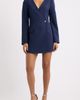 Black Halo Black Halo Zenna Long Sleeve Blazer Minidress - 1