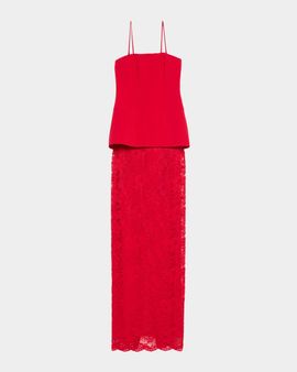 Black Halo Sunara Square-Neck Column Maxi Dress
