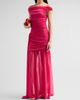 Black Halo Women's Amara Off-The-Shoulder Gown - 4