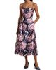 Black Halo Women's Cayetana Floral Satin Midi-Dress - 3