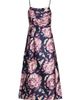Black Halo Women's Cayetana Floral Satin Midi-Dress - 8
