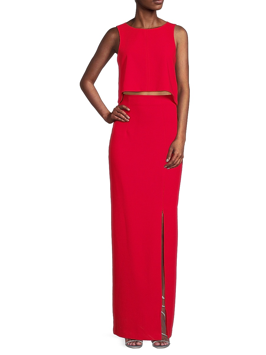 Black Halo - Women's Kacie Two-Piece Maxi Dress Set