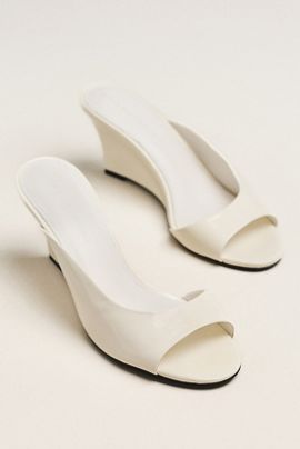 Black Suede Studio Arisha Wedge Sandals