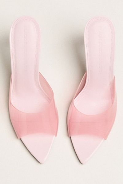 Black Suede Studio Belle Heeled Mules