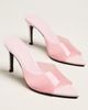 Black Suede Studio Belle Heeled Mules - 2