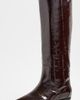 Black Suede Studio Black Suede Studio Aero 25 Boots Brown Eel Printed Leather - 2