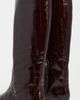 Black Suede Studio Black Suede Studio Aero 25 Boots Brown Eel Printed Leather - 4