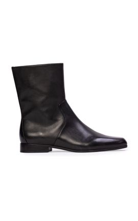 Black Suede Studio Black Suede Studio Aries Leather Boots