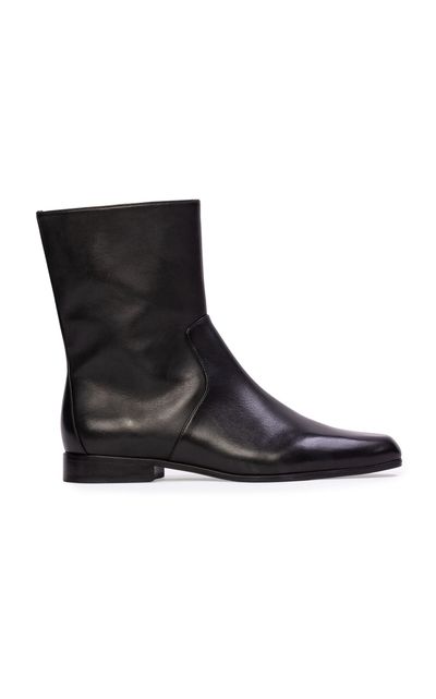 Black Suede Studio Black Suede Studio Aries Leather Boots