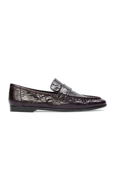 Black Suede Studio Black Suede Studio Arrow Leather Loafers