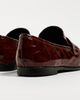 Black Suede Studio Black Suede Studio Arrow Loafers Cinnamon Croc Patent Leather - 4