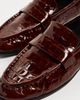 Black Suede Studio Black Suede Studio Arrow Loafers Cinnamon Croc Patent Leather - 6