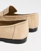 Black Suede Studio Black Suede Studio Arrow Loafers Latte Eel Printed Leather - 4