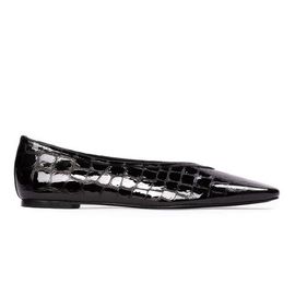 BLACK SUEDE STUDIO BLACK SUEDE STUDIO Ayra Croc Ballerina