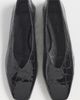 Black Suede Studio Black Suede Studio Ayra Flats Black Croc Patent Leather - 2