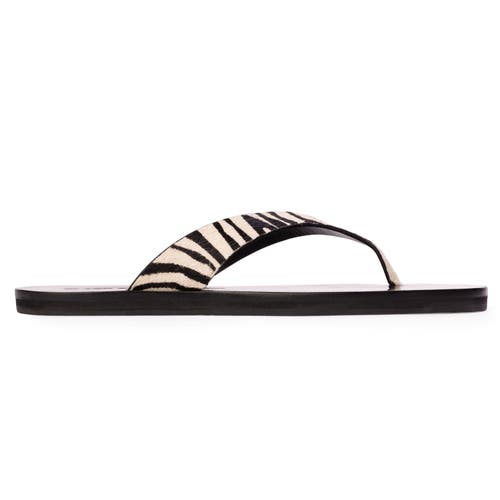 BLACK SUEDE STUDIO BLACK SUEDE STUDIO Bae Ponyhair Flip Flop