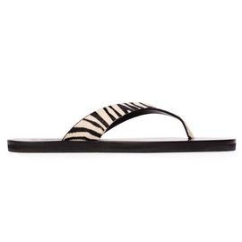 BLACK SUEDE STUDIO BLACK SUEDE STUDIO Bae Ponyhair Flip Flop