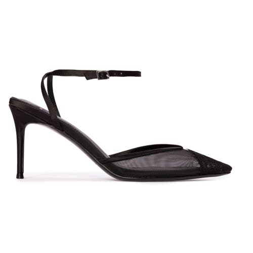 BLACK SUEDE STUDIO BLACK SUEDE STUDIO Cara 80 Mesh Pump