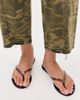 Black Suede Studio Black Suede Studio Crystal Jelly Flip Flops Brown Zebra/Black - 3
