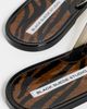 Black Suede Studio Black Suede Studio Crystal Jelly Flip Flops Brown Zebra/Black - 4